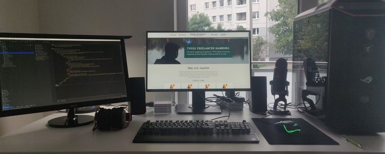 Meine "Kontroll-Station" Arbeitsplatz